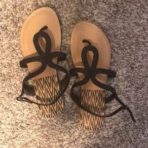 Time & Tru Sandals Size 10